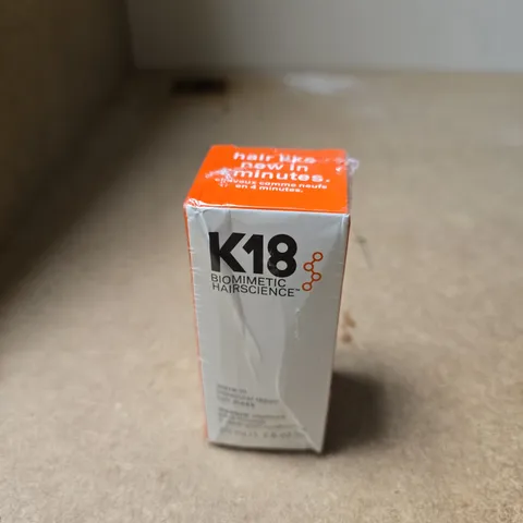 K18 BIOMIMETIC HAIRSCIENCE HAIR REPAIR MASK – BOXED - 50ML