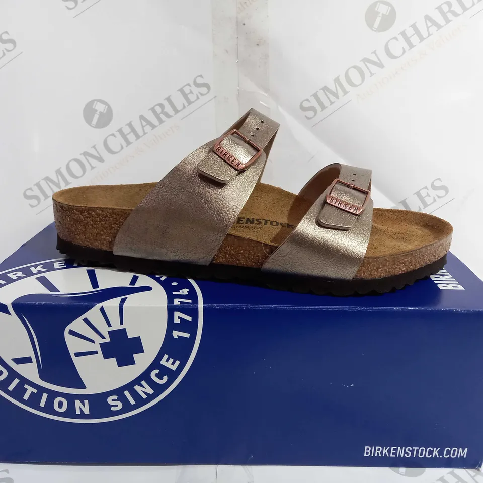 BOXED BIRKENSTOCK SYDNEY BS GRACEFUL TAUPE - EU 39