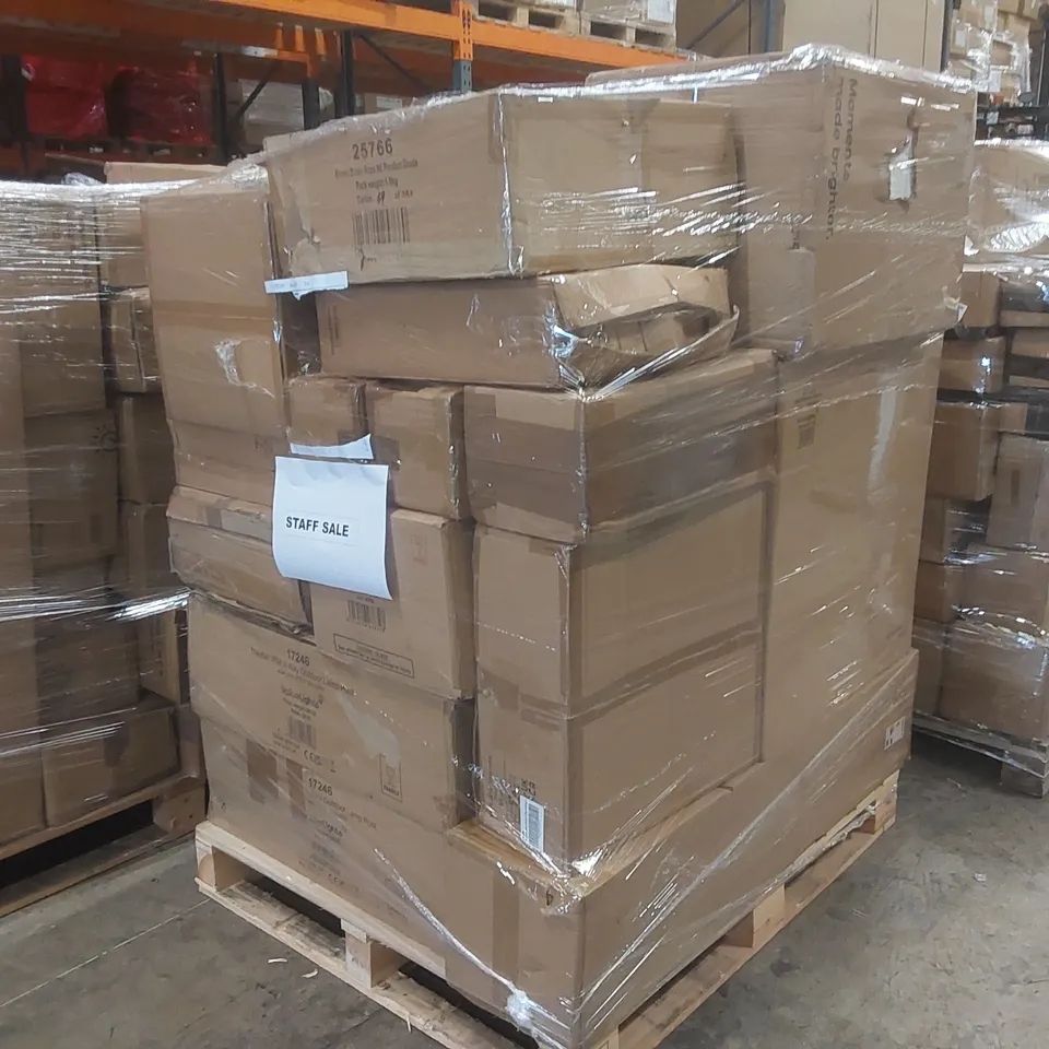 PALLET CONTAINING A VERY LARGE QUANTITY OF ASSORTED LIGHTING ITEMS