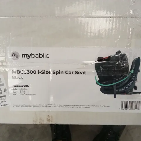 BOXED MYBABIIE MBCS300 I-SIZE SPIN CAR SEAT