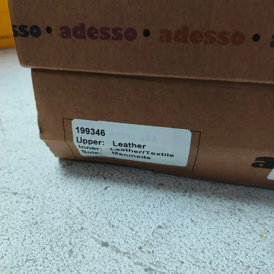 ADESSO TAN LEATHER ANKLE BOOTS – BOXED UK 6