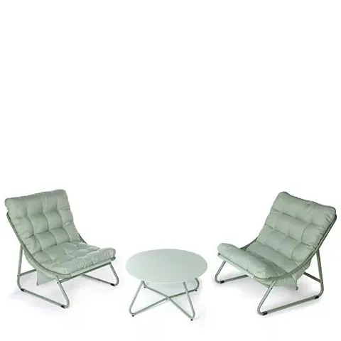 BOXED MY GARDEN STORIES PADDED BISTRO SET NATURAL
