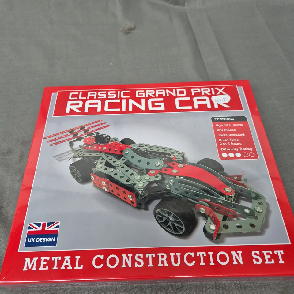 SEALED CLASSIC GRAND PRIX RACING CAR METAL CONSTRUCTION SET