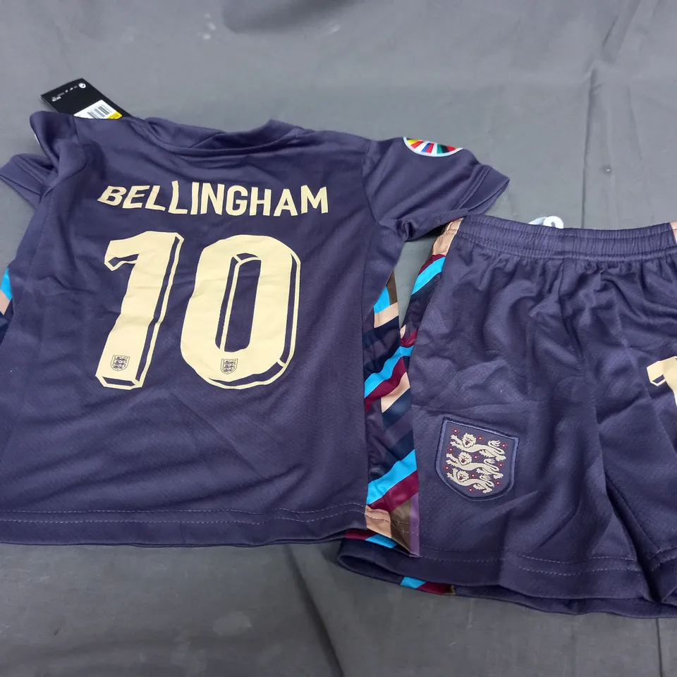 NIKE ENGLAND FOOTBALL SHIRT IN BLACK - BELLINGHAM 10 - SIZE MENS 18