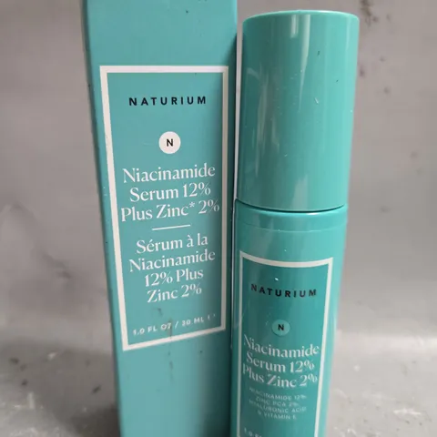 BOXED NATURIUM 12% NIACINAMIDE SERUM PLUS 2% ZINC 30ML