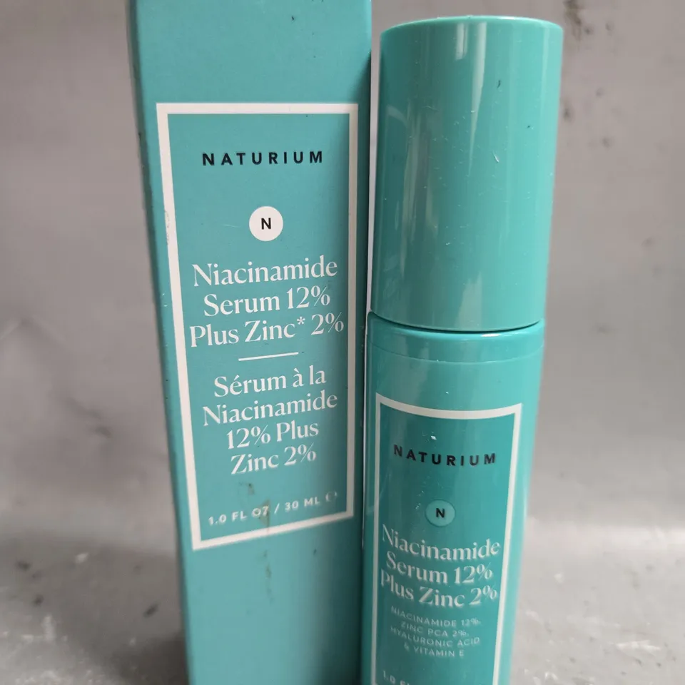 BOXED NATURIUM 12% NIACINAMIDE SERUM PLUS 2% ZINC 30ML