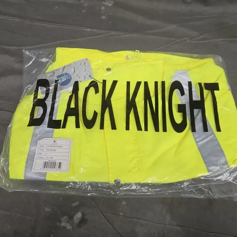 BAGGED BLACK KNIGHT SCIMITAR FOUL WEATHER GARMENT IN YELLOW - SMALL