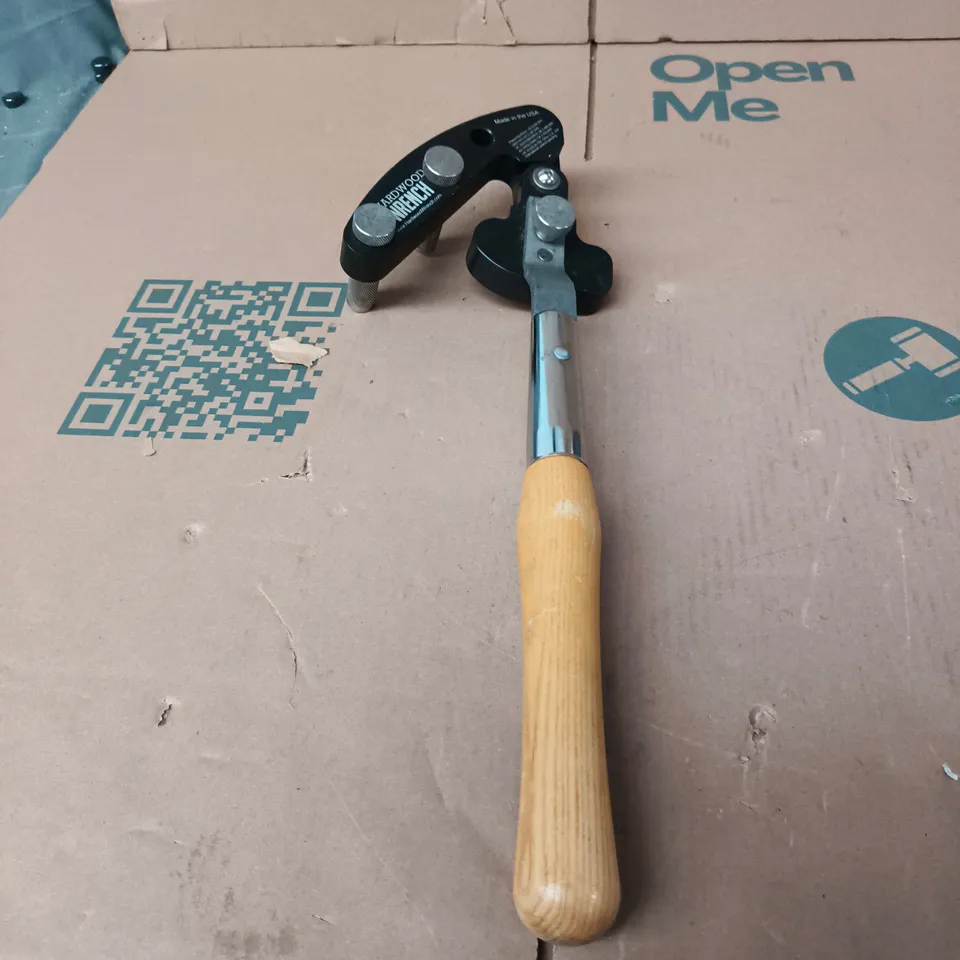 HARDWOOD WRENCH – HAND TOOL WITH WOODEN HANDLE (MADE IN USA)