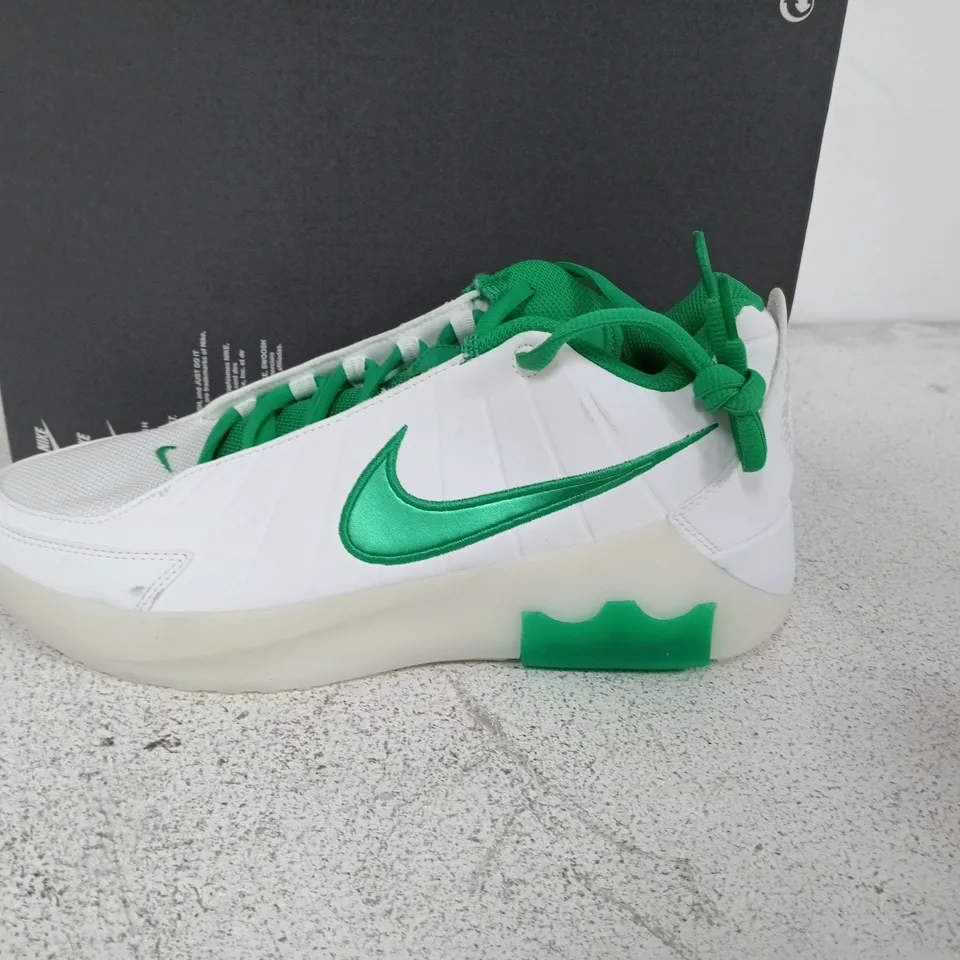 NIKE LEBRON WITNESS IX BASKETBALL SHOES — WHITE/GREEN, UK8.5 (US 9.5)
