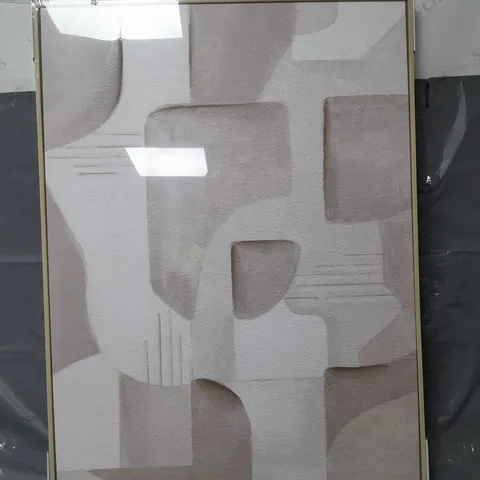CAPPED PARCHMENT COLOURED GEL ABSTRACT SHAPES