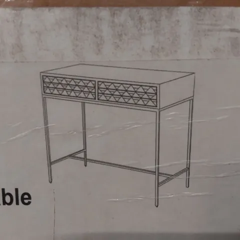 BOXED ATKIN AND THYME CASCADE DRESSING TABLE