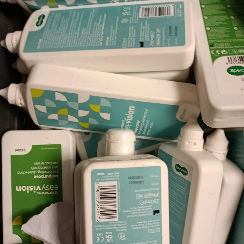 APPROXIMATELY 20 ASSORTED CONTACT LENS SOLUTION PRODUCTS - COLLECTION ONLY 