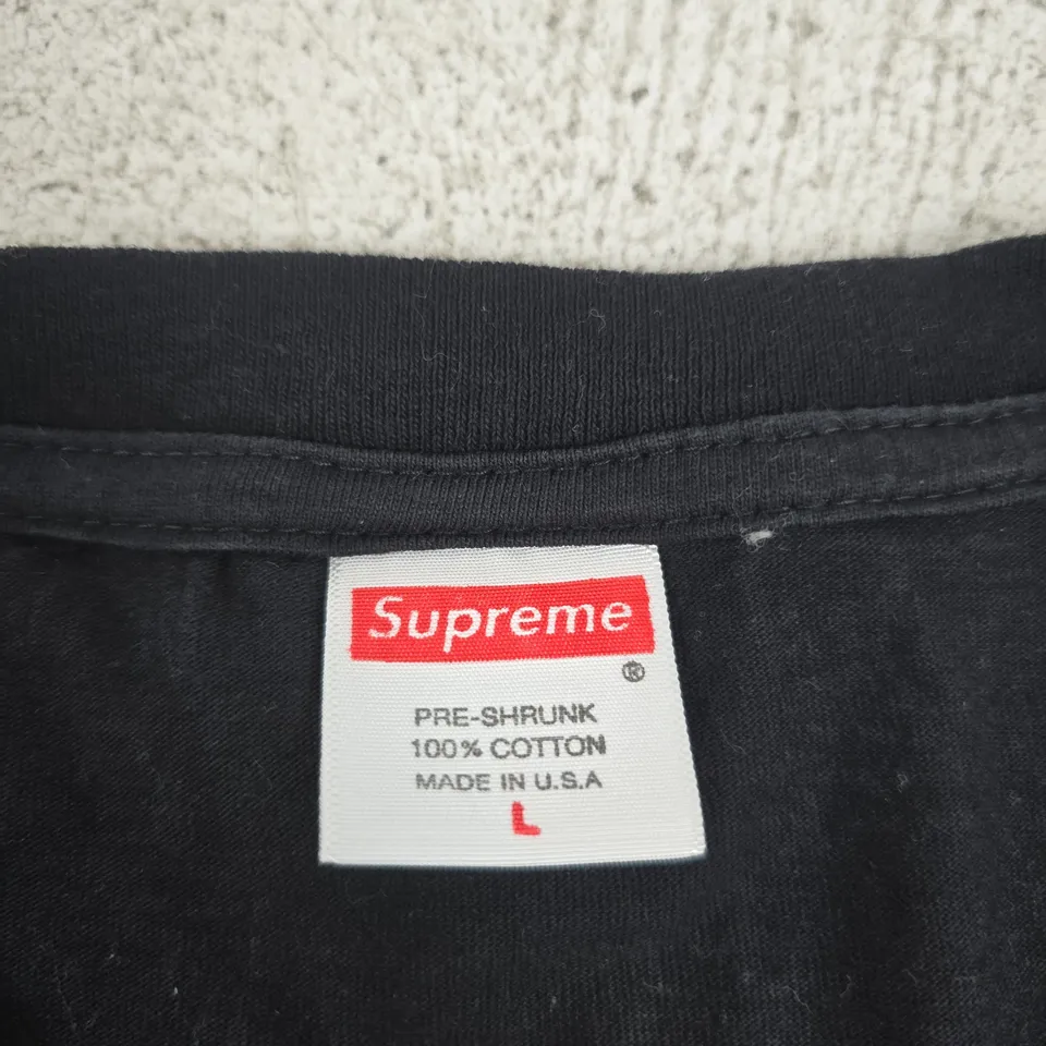 SUPREME X THE NORTH FACE BLACK T-SHIRT – SIZE L