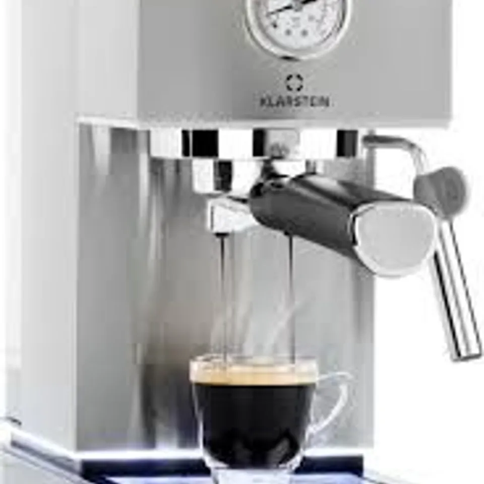 BOXED KLARSTEIN PAUSA PRESSURE COFFEE MACHINE