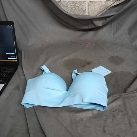 LIGHT BLUE STRAPLESS BRA TOP, UK SIZE XL