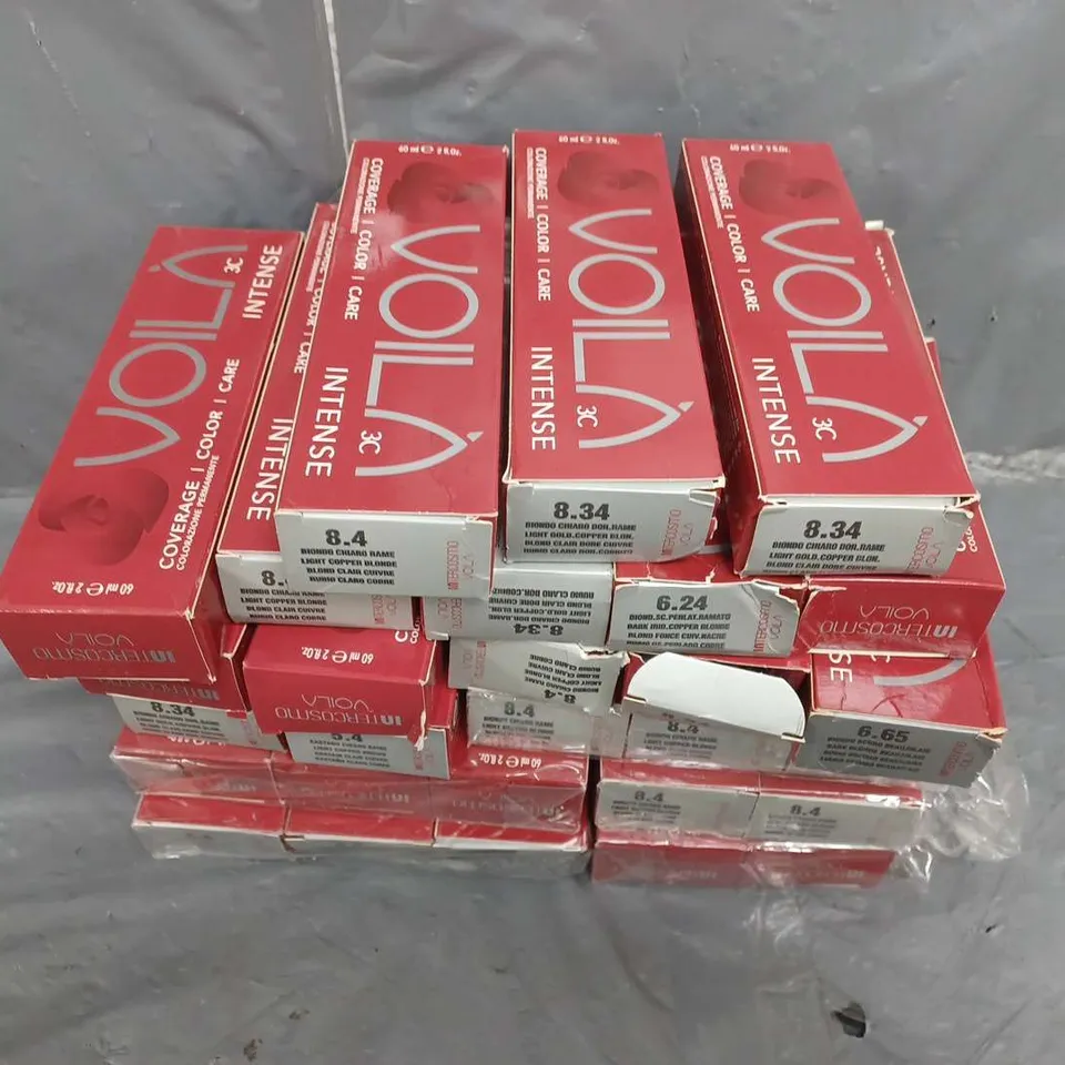 APPROXIMATELY 28 BOXED VOILA INTENSE COVERAGE COLOUR CARE INTENSE (28x60ml)