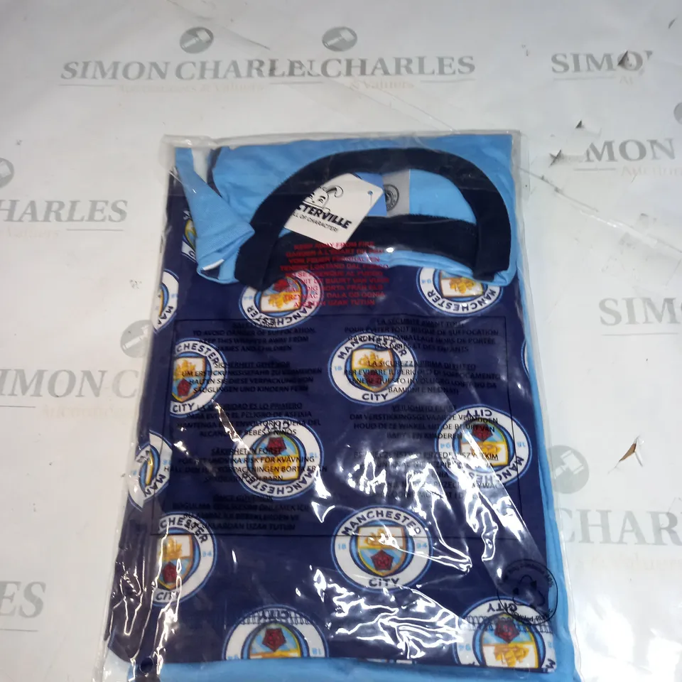 MANCHESTER CITY FC PYJAMAS SIZE 14-15 YEARS