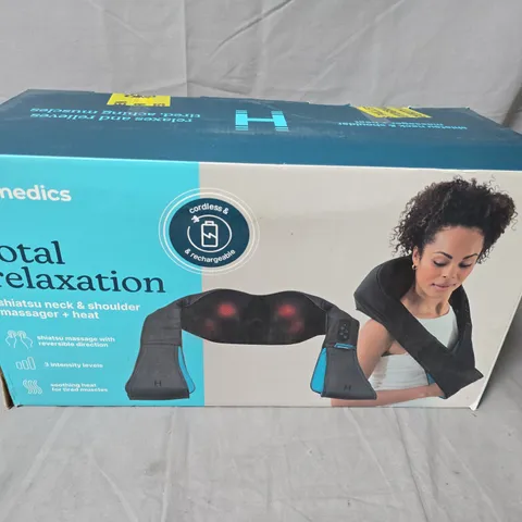 HoMedics Total Relaxation Shiatsu Neck & Shoulder Massager with Heat