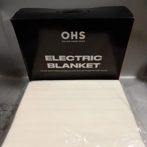 BOXED ONLINE HOME SHOP ELECTRIC HEATED BLANKET 