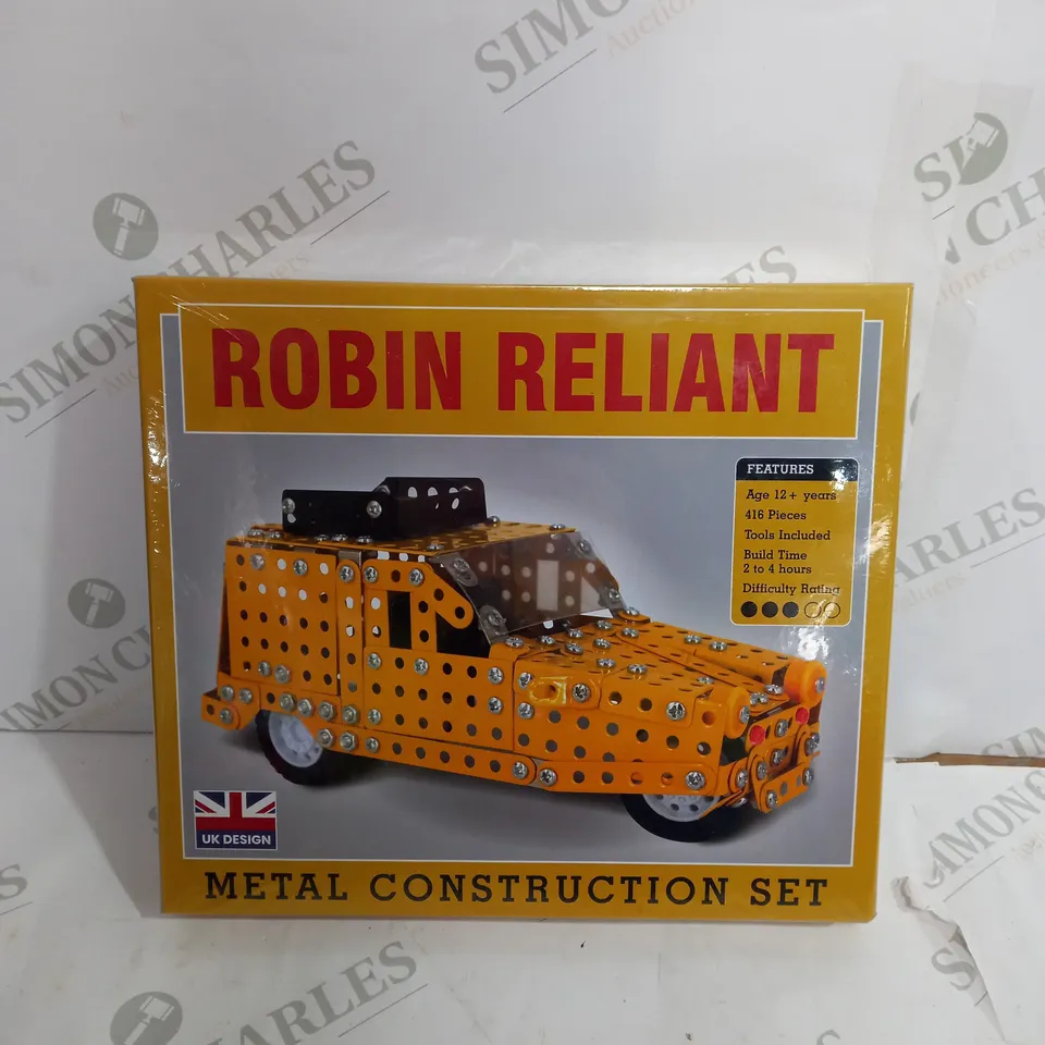 SEALED ROBIN RELIANT METAL CONSTRUCTION SET 