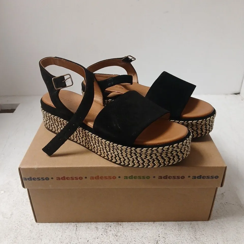 ADESSO ESPADRILLE PLATFORM SANDALS – 7