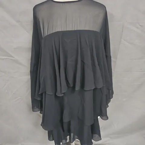 NOBODY'S CHILD RET MINI DRESS IN BLACK SIZE 16