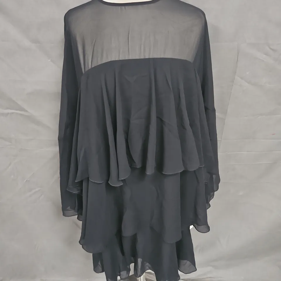 NOBODY'S CHILD RET MINI DRESS IN BLACK SIZE 16