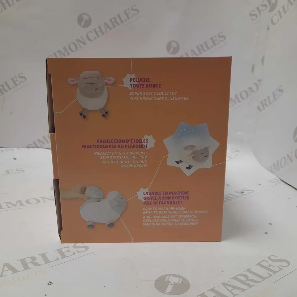 BRAND NEW BOXED BADABULLE LULU THE LAMB MUSICAL PROJECTION NIGHT LIGHT-SENSORY BABY LIGHT