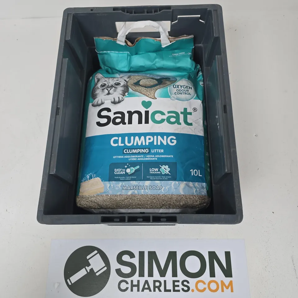 SANICAT CLUMPING CAT LITTER – 10L