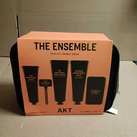 AKT THE ENSEMBLE SC.01 ORANGE GROVE SKINCARE GIFT SET