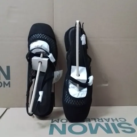 BOXED BRAND NEW APPROXIMATELY 9 SIMPLY BE JUPITER EXTRA WIDE SHOES BLACK SIZE 8