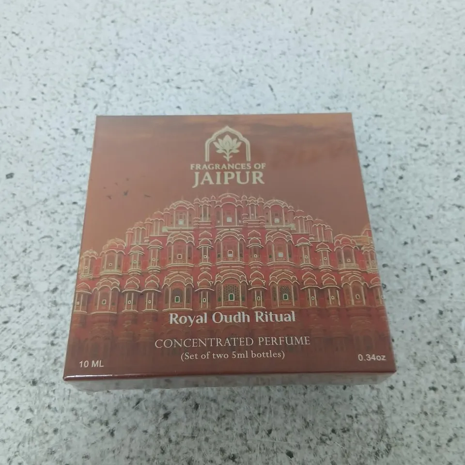 FRAGRANCES OF JAIPUR ROYAL OUDH RITUAL CONCENTRATED PERFUME SET (2 X 5ML BOTTLES)