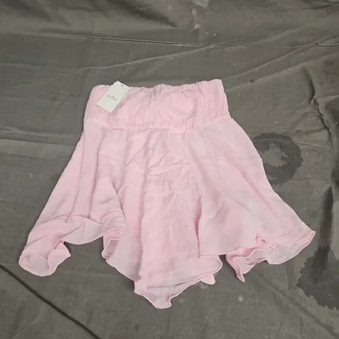 HOLLISTER REMOVABLE STRAP TOP IN PINK SIZE S