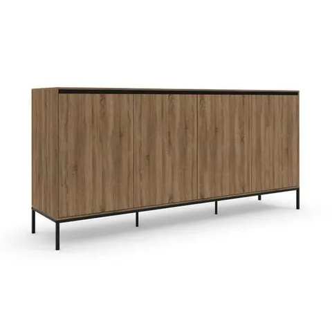 BOXED BARI SIDEBOARD 4D OAKBLACK (2 BOXES)