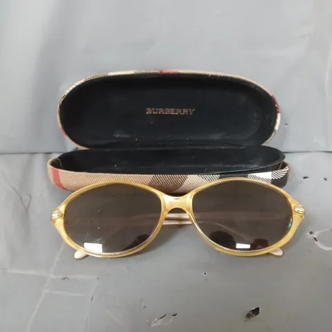 BURBERRY ELEGANT OVAL SUNGLASSES