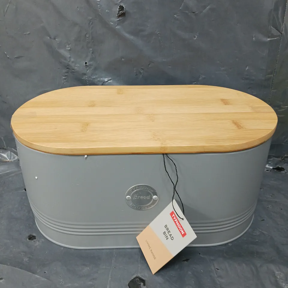 BOXED TYPHOON GREY BREAD BIN