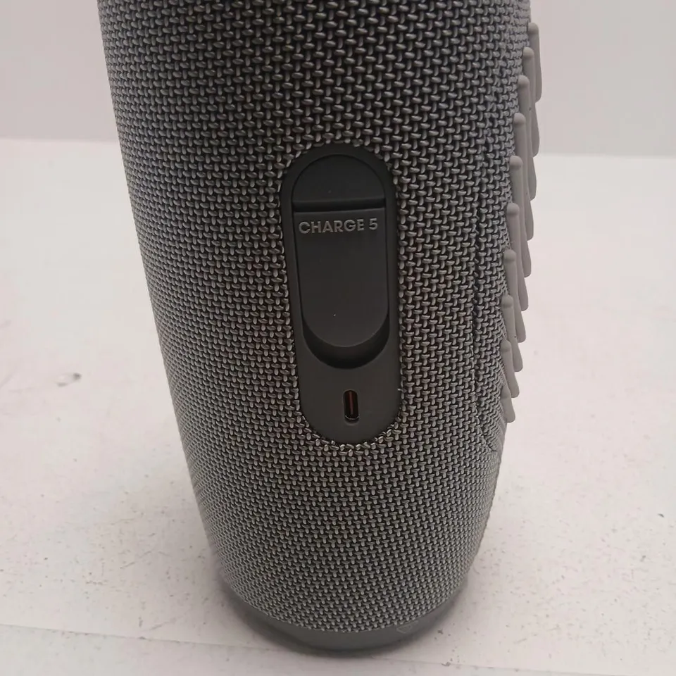 JBL CHARGE 5 PORTABLE BLUETOOTH SPEAKER – GREY