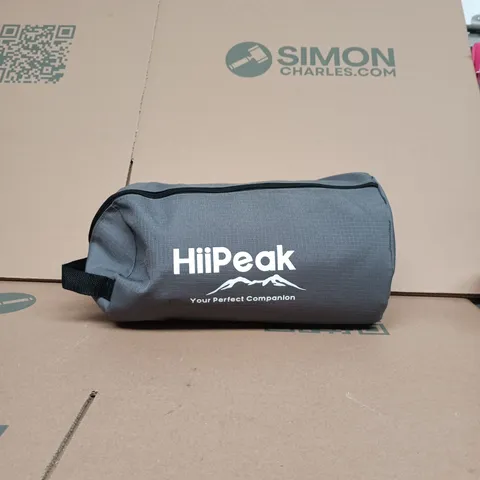 HIPEAK INFLATABLE TPU AIR MATTRESS/BED WITH ELECTRIC PUMP – CARRY BAG & INSTRUCTION BROCHURE