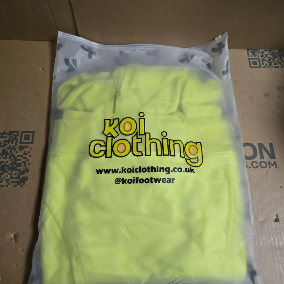 BOX OF APPROXIMATELY 10 PICKLED SLIME OVERSIZED HOODIES - SIZE SMALL