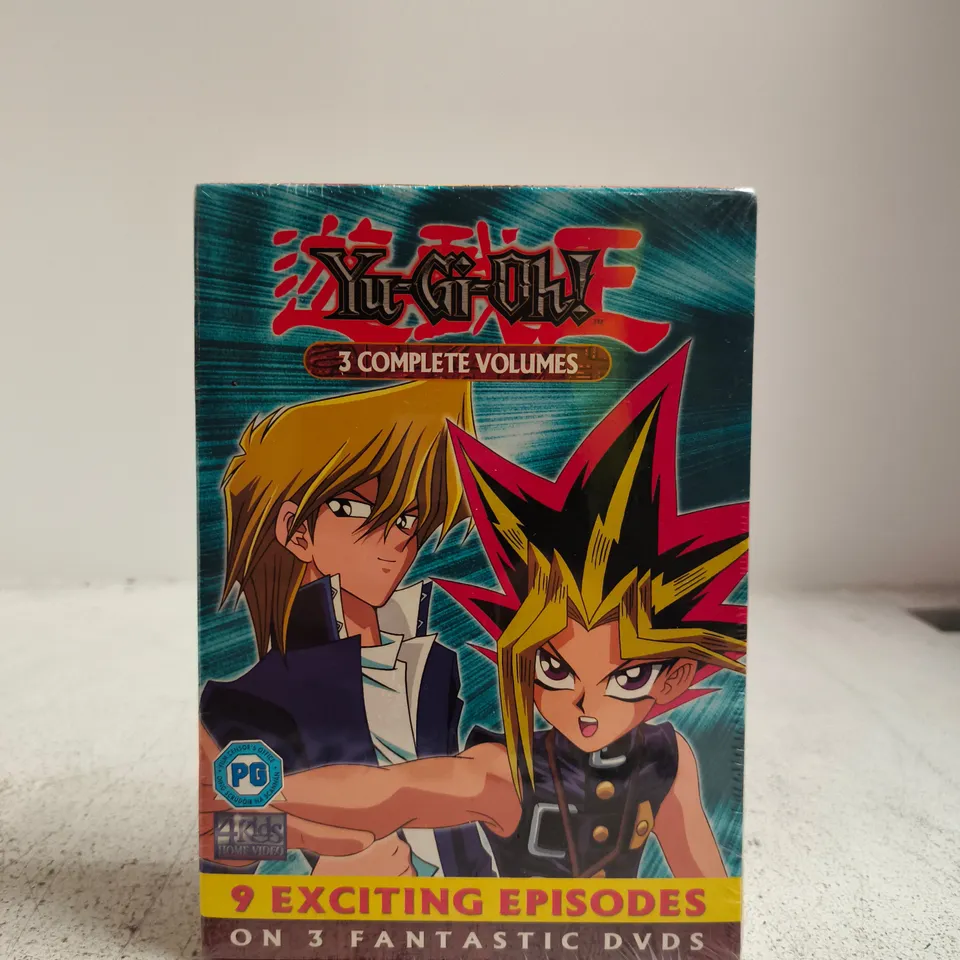 BOXED AND SEALED YU-GI-OH! 3 COMPLETE VOLUMES DVD BOX SET