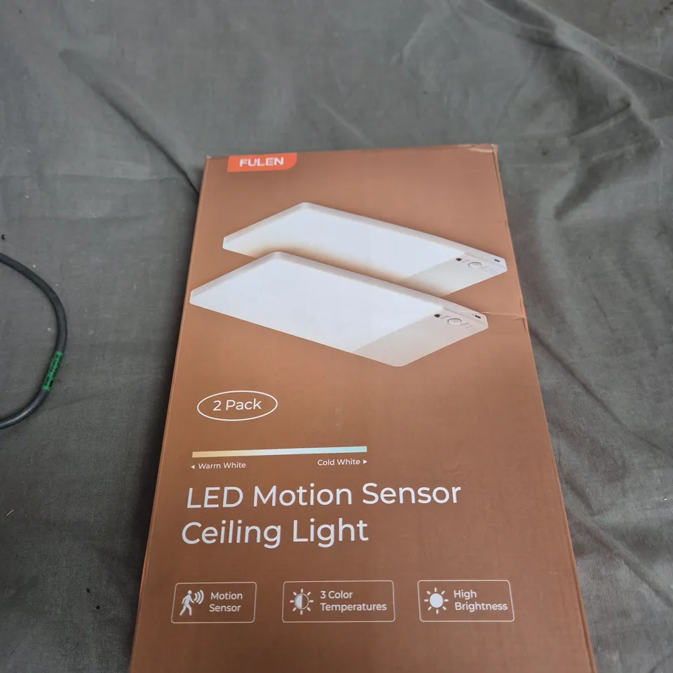 FULEN LED MOTION SENSOR CEILING LIGHT – 2 PACK