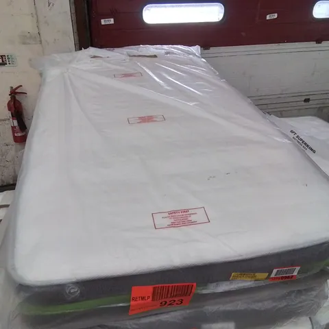 QUALITY BAGGED FUSION COMFORT MEMORY FOAM AND SPRING HYBRID SINGLE MATTRESS 