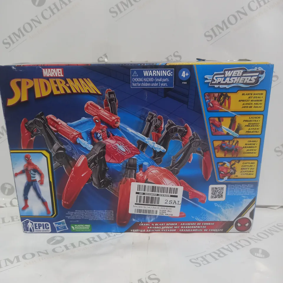 MARVEL SPIDERMAN CRAWL N BLAST SPIDER RRP £49.99