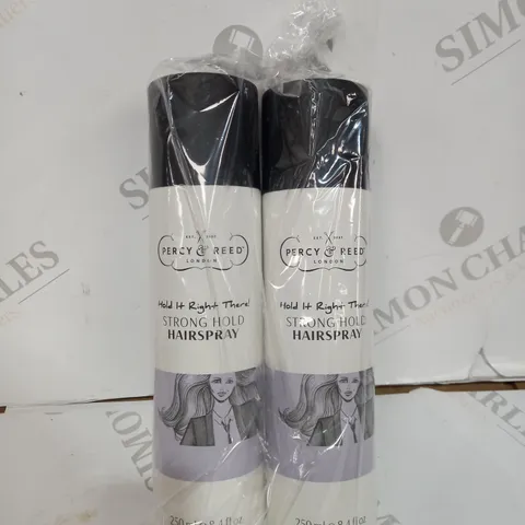 PERCY & REED SURPRISINGLY STRONG EXTRA HOLD HAIRSPRAY DUO 250ML