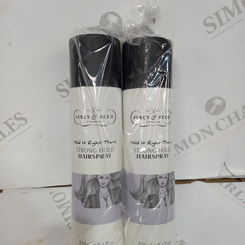 PERCY & REED SURPRISINGLY STRONG EXTRA HOLD HAIRSPRAY DUO 250ML
