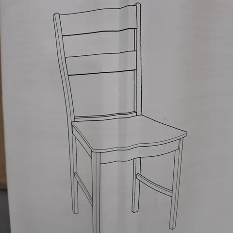 HABITAT CHICAGO PAIR OF CHAIRS IN GREY & OAK - 10F1