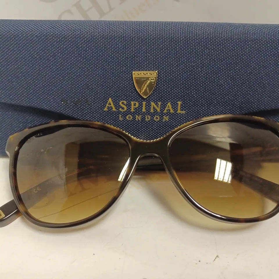 ASPINAL TORTOISESHELL WITH GOLD EFFECT DETAIL SUNGLASSES