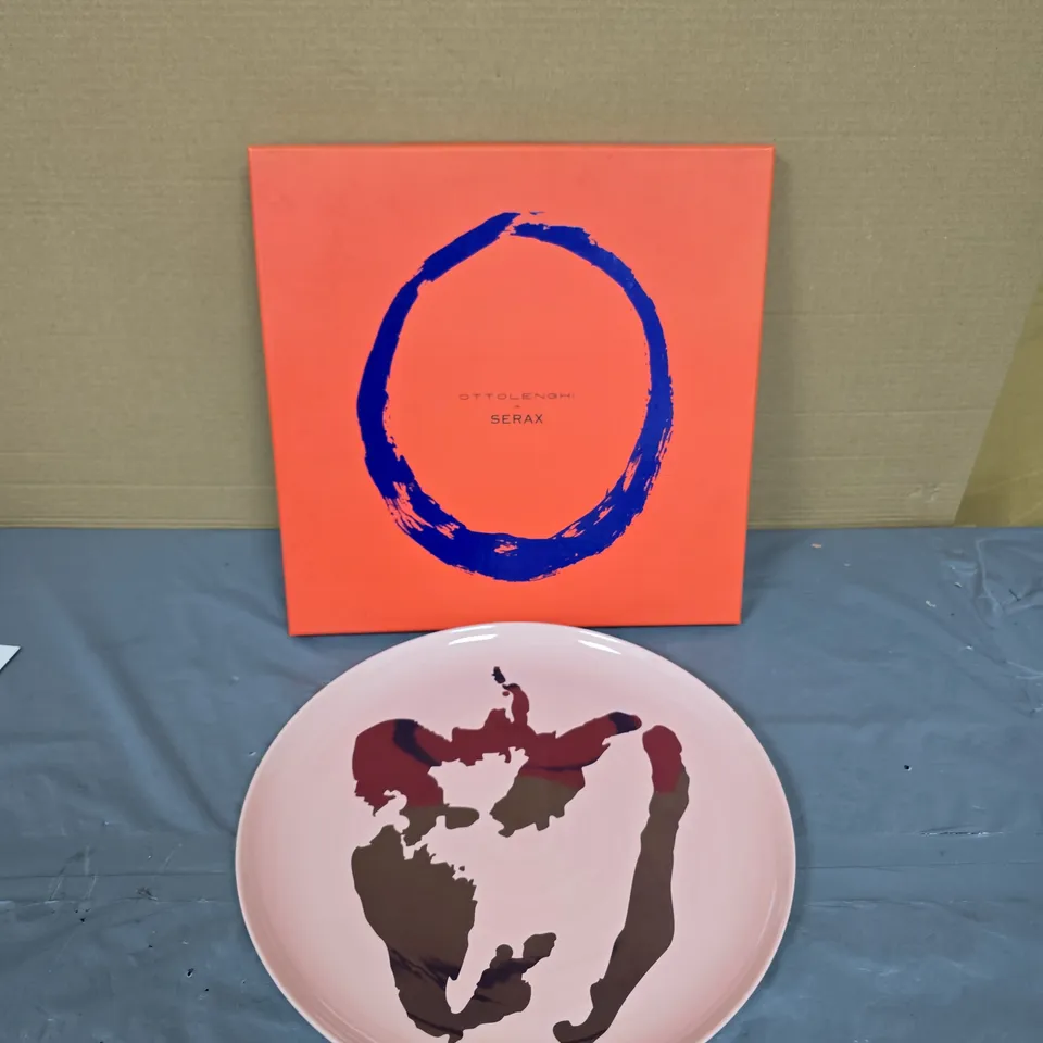 OTTOLENGHI X SERAX SERVING PLATE – DELICIOUS PINK PEPPER GOLD