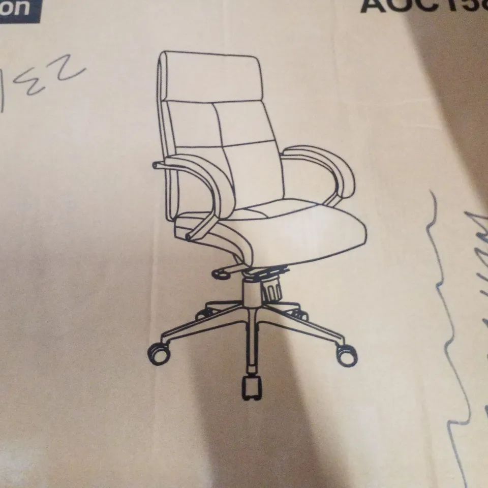 BOXED ALPHASON BEDFORD OFFICE CHAIR DESIGNER - GREY FABRIC