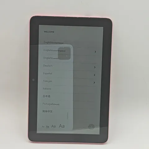 UNBOXED AMAZON FIRE 7 TABLET IN PINK - P8AT8Z